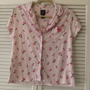 COPY - Laura Ashley Cherry PJ Set Sz M ☺️